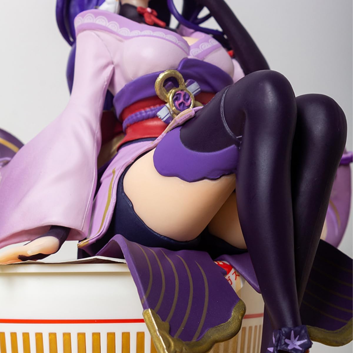 Raiden Shogun Figure Sitting Position 1/7 Beelzebul 6.7" Game Character PVC Anime Model(Base not Included)