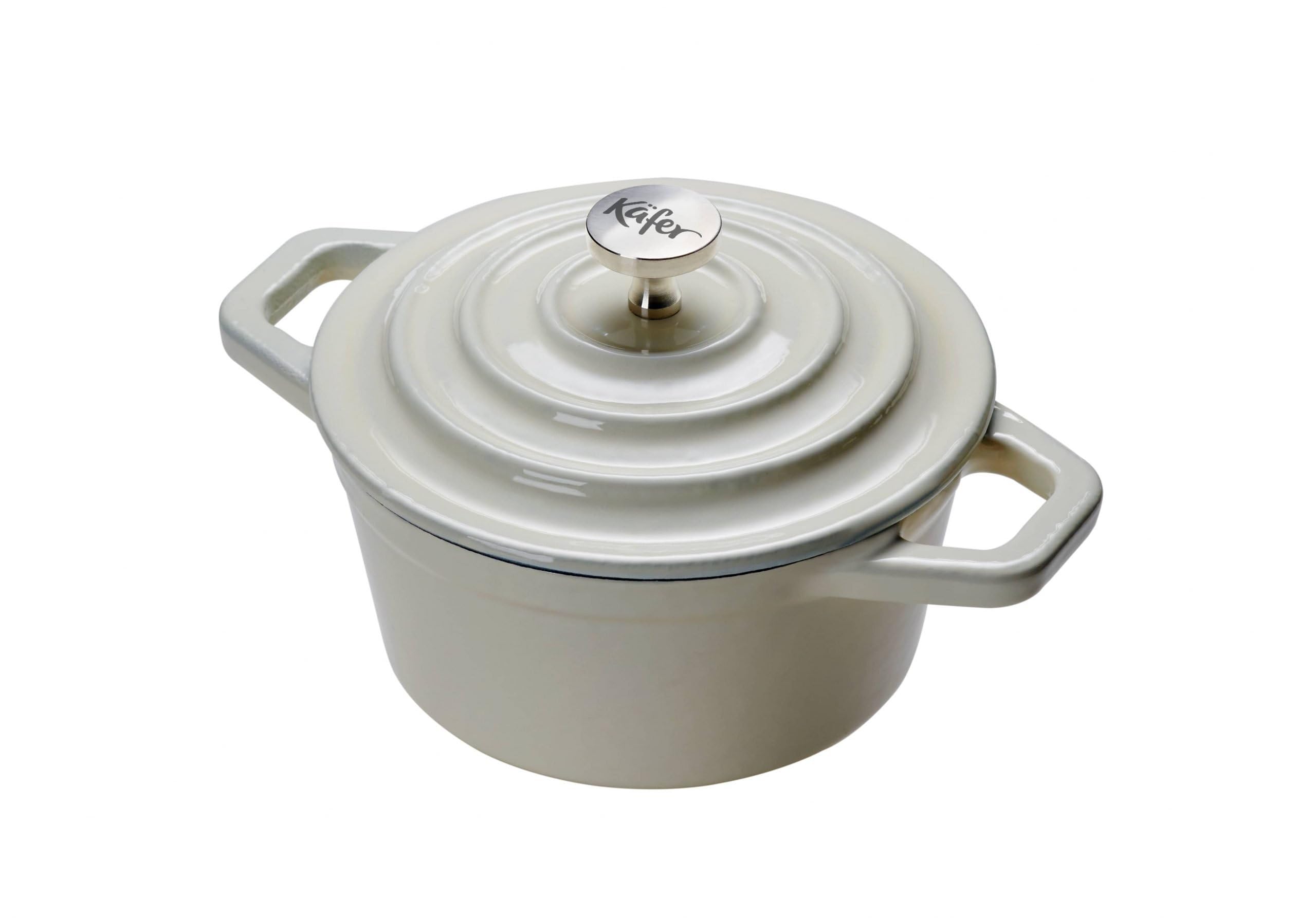 Käfer Mini-Cocotte mit Deckel, gusseisern, 2er-Set, 250 ml, backofenfest