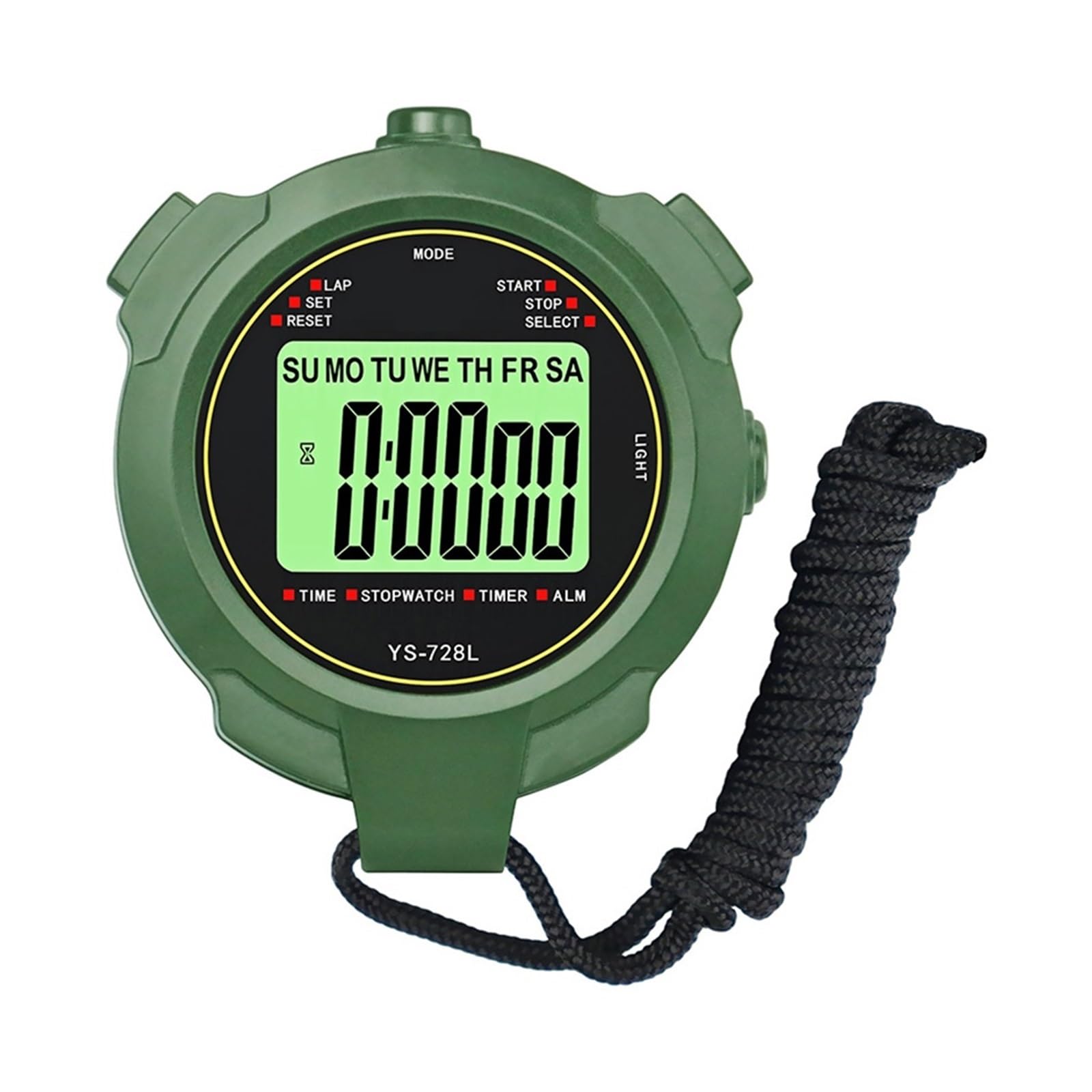 stopwatch, Digital Stopwatch Handheld LCD Training Timer Electronic Outdoor Sports Running Chronograph Stop Watch