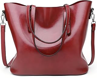 NOJTI Women’s Handbag Tote Bag Premium PU Leather Shoulder Bag with Top Handle &amp; Detachable Strap – Stylish Large Capacity...