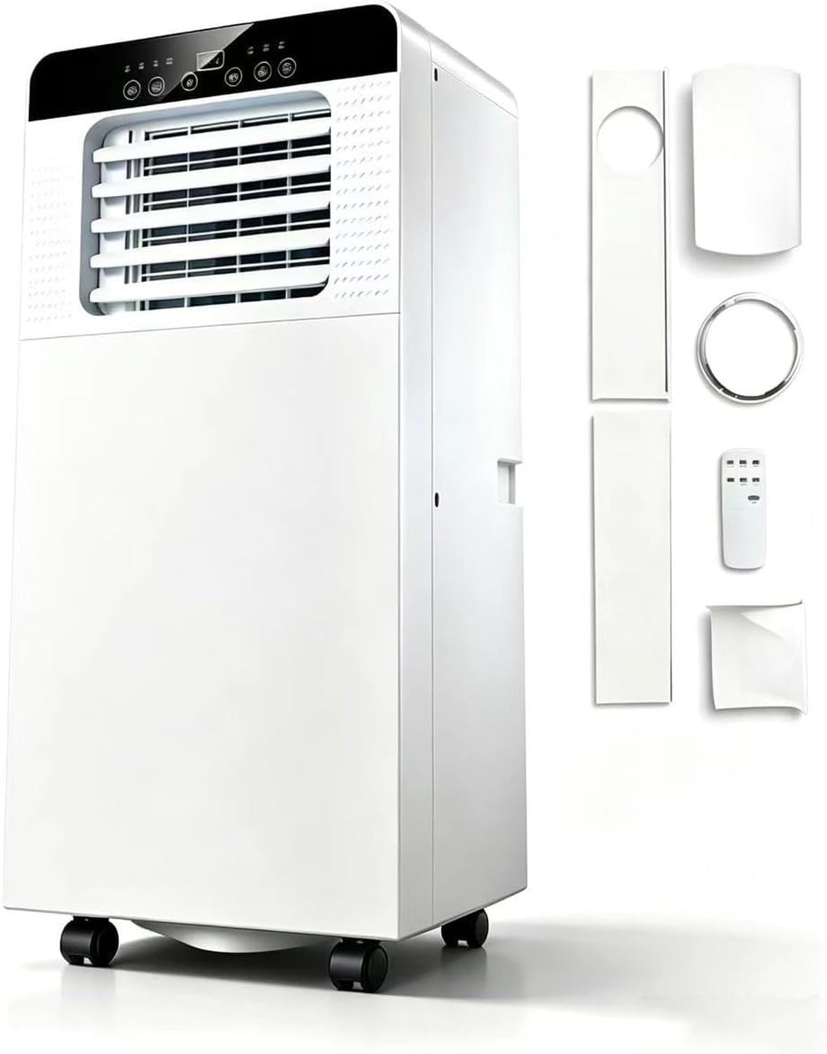 Przenośny klimatyzator 9000 BTU 4w1 do 20 m², tryb wentylatora i snu, wbudowany osuszacz, 24h timer, klasa energetyczna A