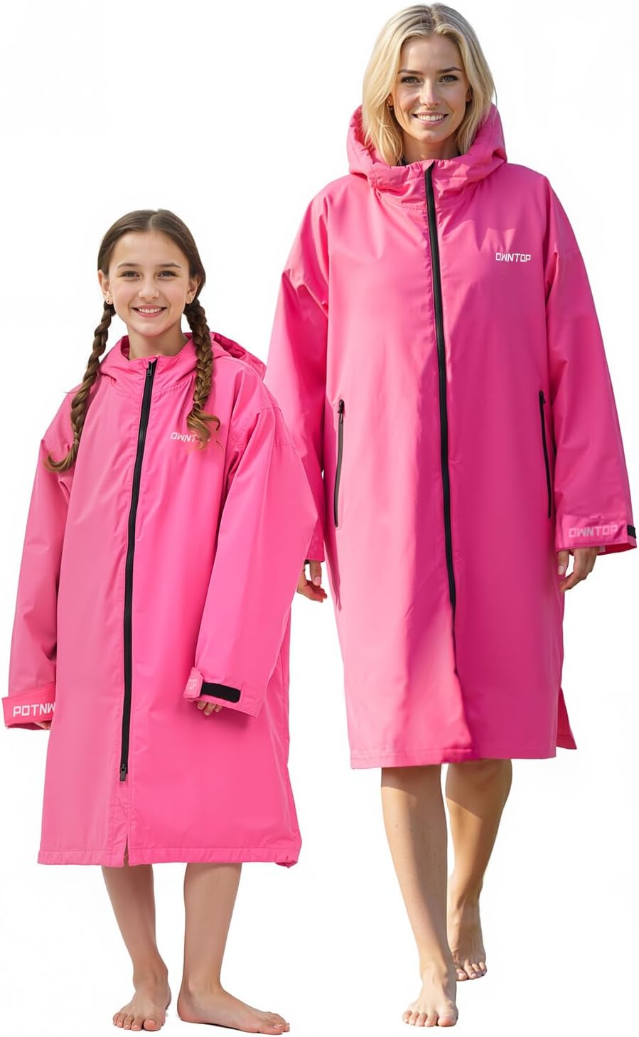 Owntop Waterdichte aankleedjas voor volwassenen kinderen - lichtgewicht droog strand rode met warme badstof voering | Oversized Batwing lange mouwen capuchon jas | voor surfen en zwemmen, marineblauw Owntop Waterdichte aankleedjas voor volwassenen kinderen - lichtgewicht droog strand rode met warme badstof voering | Oversized Batwing lange mouwen capuchon jas | voor surfen en zwemmen, marineblauw