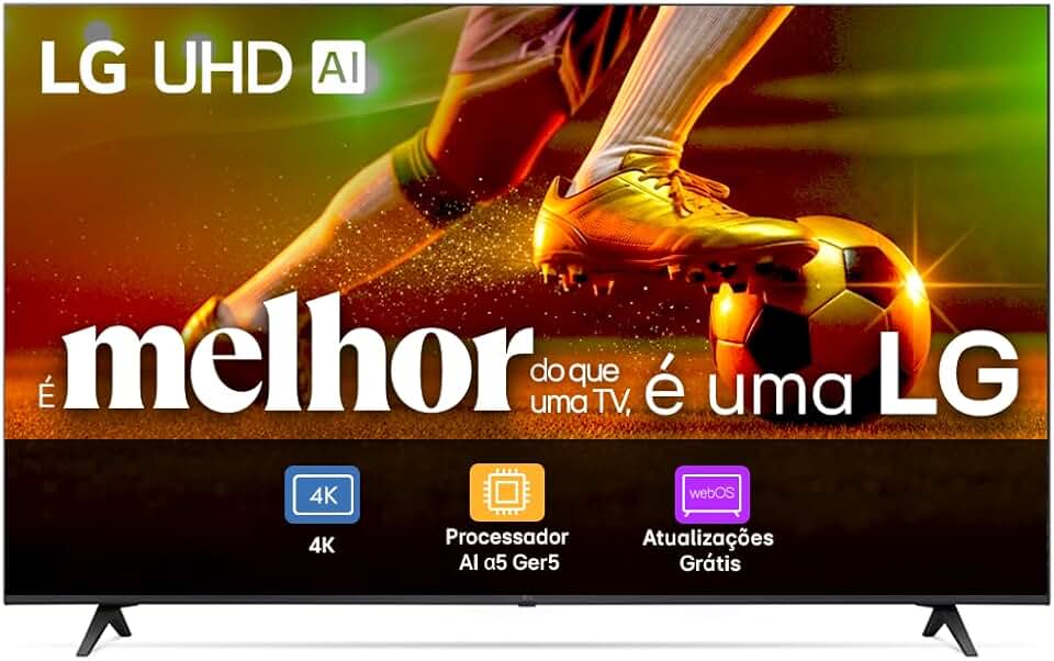 2022 Smart TV LG 60" 4K UHD 60UQ8050 WiFi Bluetooth HDR Nvidia GEFORCE NOW ThinQAI Smart Magic Google Alexa