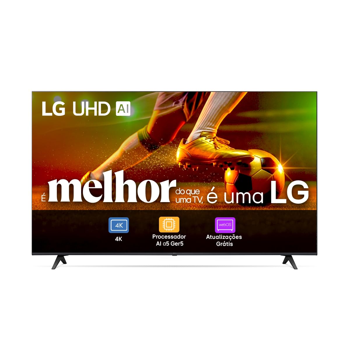 2022 Smart TV LG 60" 4K UHD 60UQ8050 WiFi Bluetooth HDR Nvidia GEFORCE NOW ThinQAI Smart Magic Google Alexa
