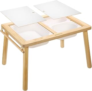 Wingyz 5-in-1 Kids Sensory Table with Storage Bins - Toddler Activity Play Study Dining Table, US Patented Design for Ages 3+