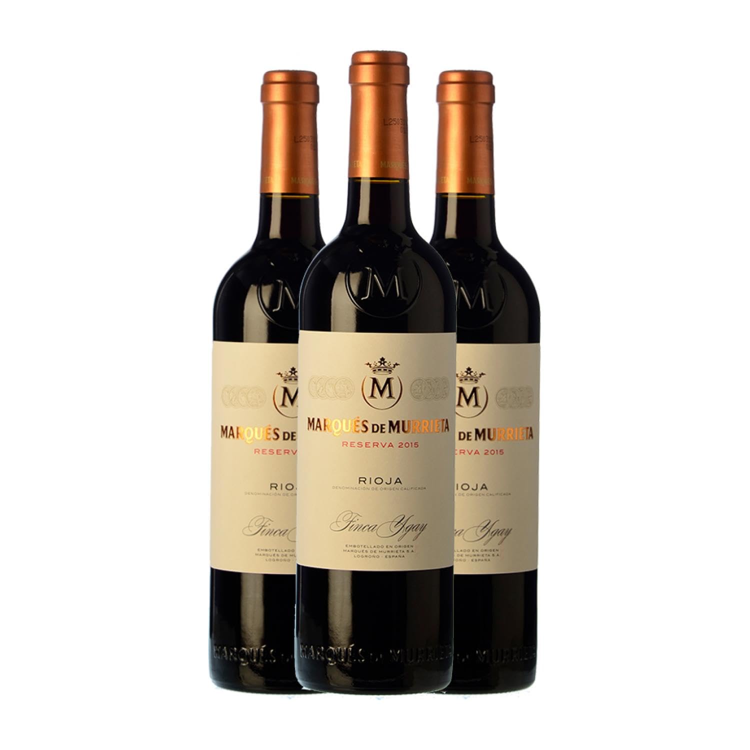 Marqués de Murrieta Rioja Reserva 75 cl Vino tinto (Caja de 3 Botellas de 75 cl)