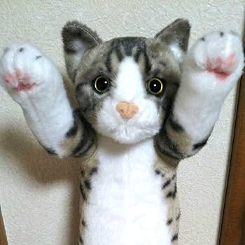 黒白猫のぬいぐるみ リアルにゃんこ　値下げ ラスト クロネコ L 童心 日本製リアルシリーズ ぬいぐるみ 猫 ネコ