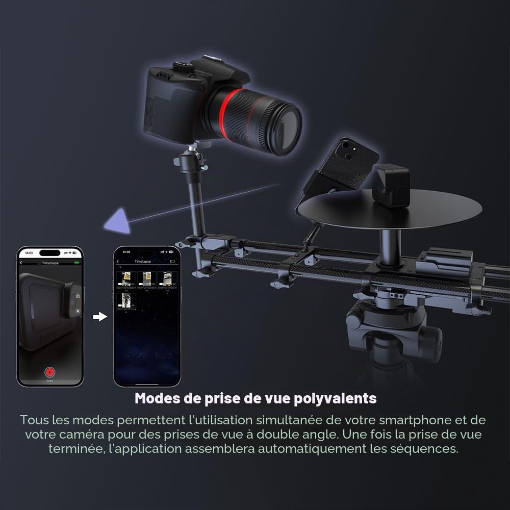 DF DIGITALFOTO Cabine photo motorisée à 360°, 2ème génération, montage sur trépied, plateforme rotative pour photographie de bijoux/parfum, Bullet-Time, V360EVO