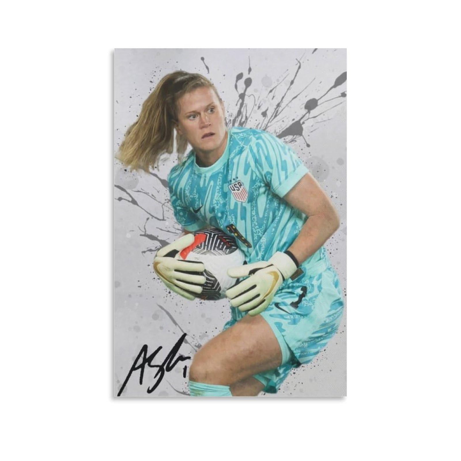 FCOIN Alyssa Naeher Canvas Poster Poster Cool Artworks Painting Wall Art Canvas Prints Hanging Picture Posters 16x24inch(40x60cm)