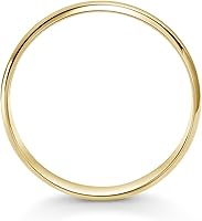 Vista 10 de Alianza de boda para hombre simple tradicional de 5 mm de oro amarillo de 10K (talles disponibles 7-12 1/2)