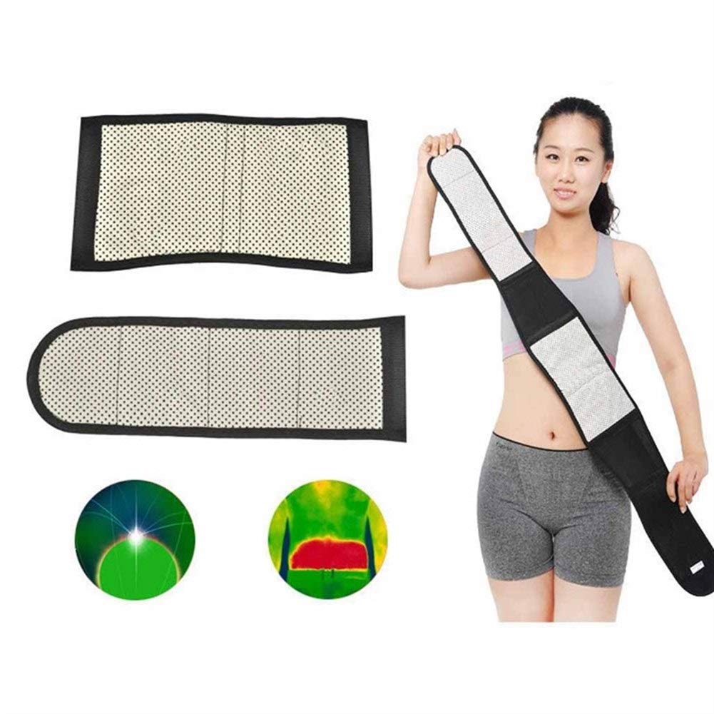 Tutore Lombare Vita Regolabile Tormalina Autoriscaldante Terapia Magnetica Cintura di Supporto for la Schiena Cintura Lombare Fascia for Massaggio Assistenza Sanitaria Uomo Donna,Supporto l