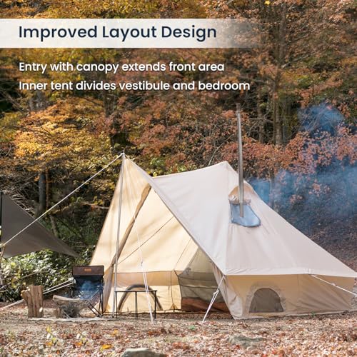 Carpa de camping S'more Fronti Canvas para 2 personas miniatura 4