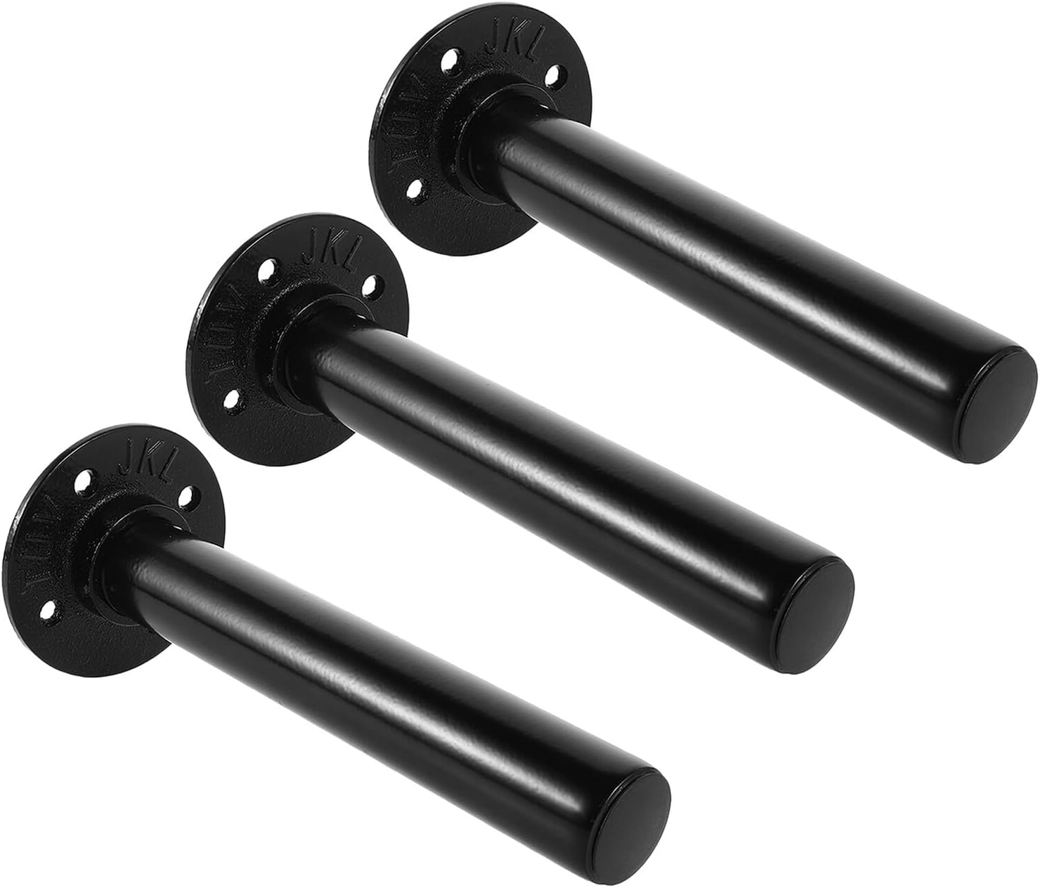 BESTonZON 3pcs Barbell Plate Wall Rack Weight Plate Storage Holder Strength Training Gym Organizer Heavy-duty Steel Mount for Home Gym Workout Equipment