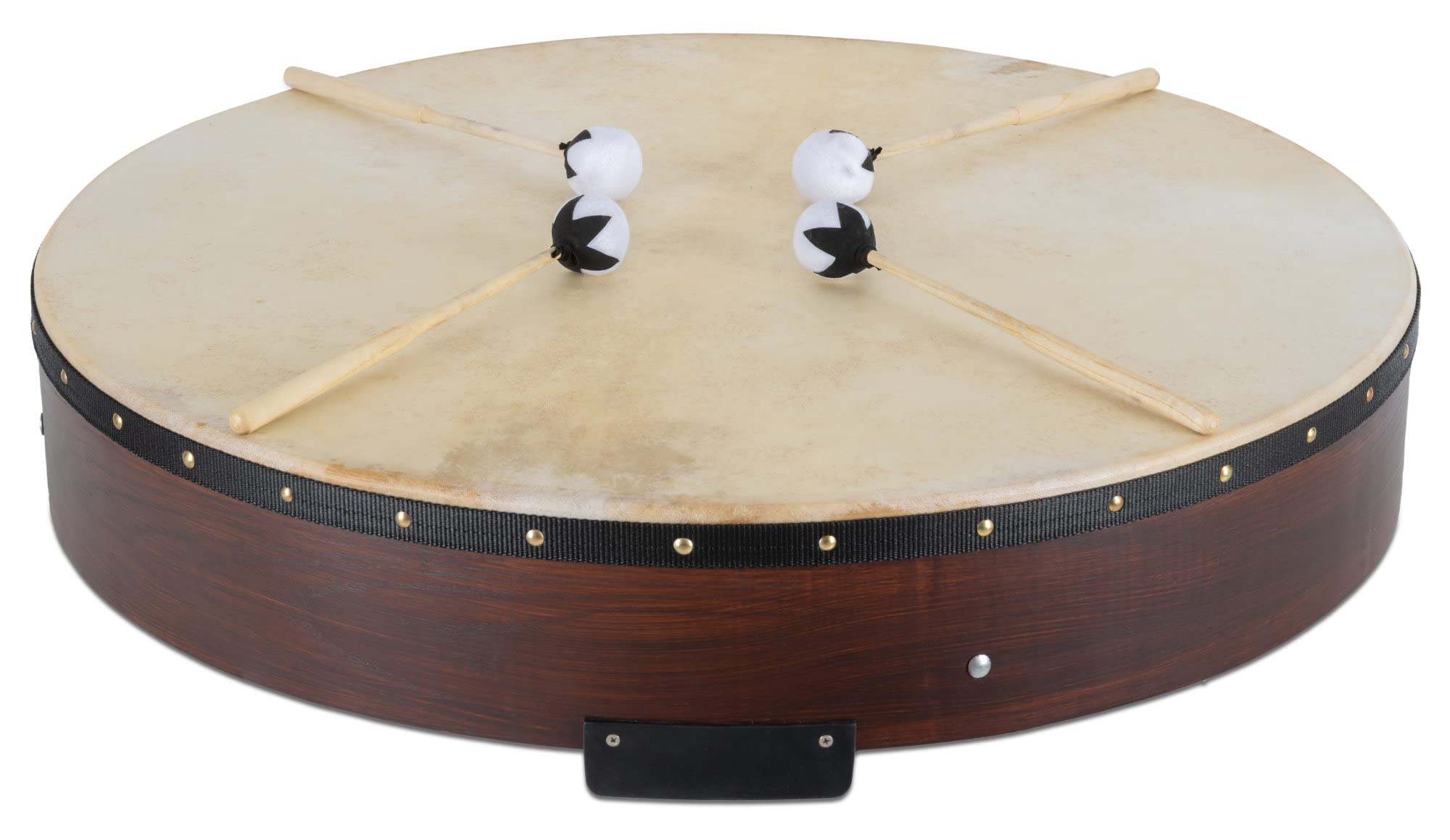 Classic Cantabile TD-36 Grande Tambour Sur Cadre Pour Enfants Et Adultes | Général, Recouvert d'une peau naturelle, Effet énergétique et puissant, Profondeur: 15, 5 cm, Diamètre: 36" (89 cm), Poids: 4
