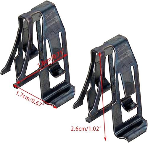 Miniatura 2 de NinWelly Jfqm - 2 hebillas para visera de automóvil color negro, clip fijo para Toyota Crown Fit para Reiz Fit para Prado Fit para RAV4 Fit para