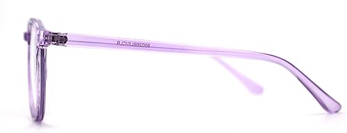 Miniatura 3 de SA106 Gafas de computadora de filtrado de luz azul con borde de cuerno de plástico fino de ojo de cerradura redondo