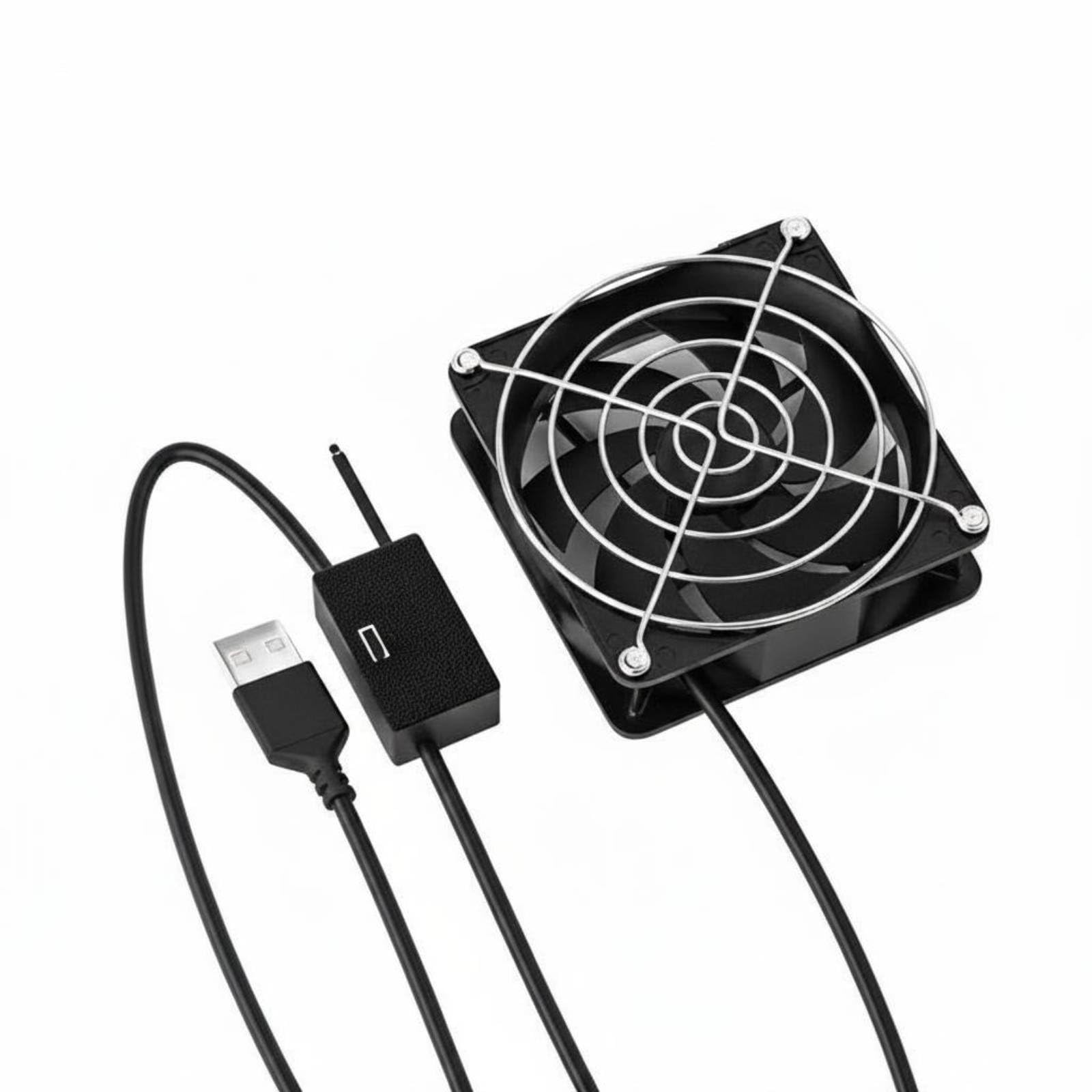 Efficient Heat Dissipation Electrical Box Cooling Kit Easy Installation Electrical Box Cooling Fan, 12CM, T30-40 1 Fan-image-14