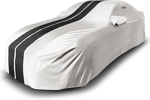 Miniatura 13 de iCarCover Funda de coche prémium para Cadillac Fleetwood 1954-1988, resistente, impermeable, para todo tipo de clima, ajuste personalizado