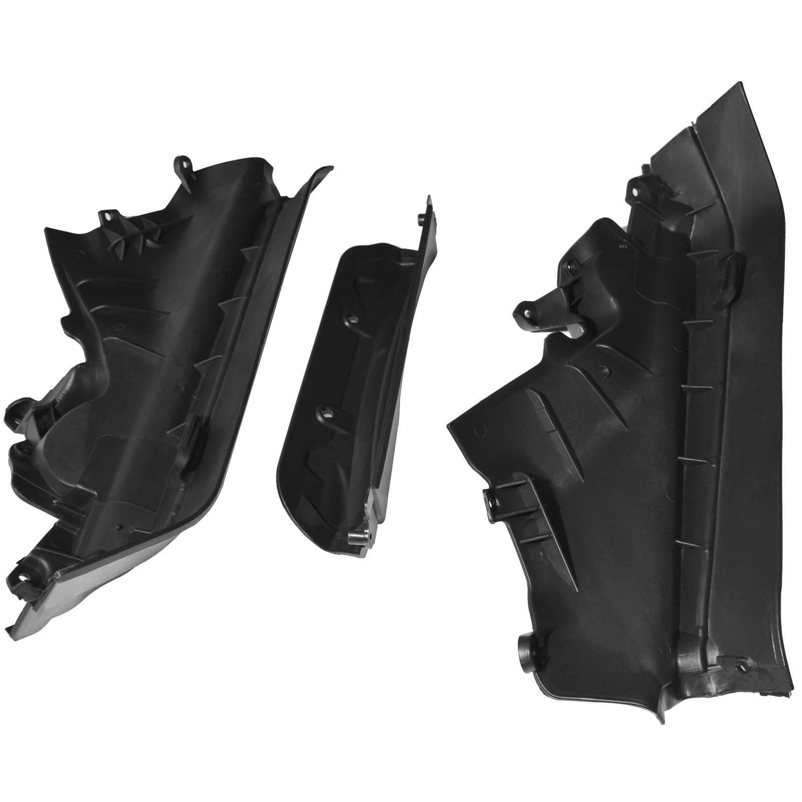 Oberer Motorraum Trennwandverkleidungssatz 3stk Ersatz für X5 E70 LCI X6 E71 E72 2008-2014 Autozubehör Teil# 51717169421 51717169419 51717169420