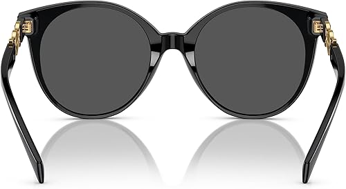 Miniatura 3 de Versace Gafas de sol redondas gris oscuro VE4442 GB187 55, Negro Gris Oscuro