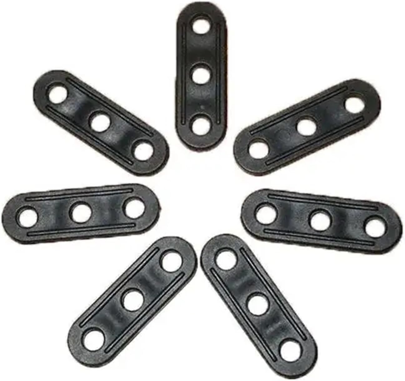 Paracord Accessories,Rope Tensioner 200Pcs Outdoor Camping Tent Canopy Awning Self-Locking Guyline Bent Runners ABS Accessories