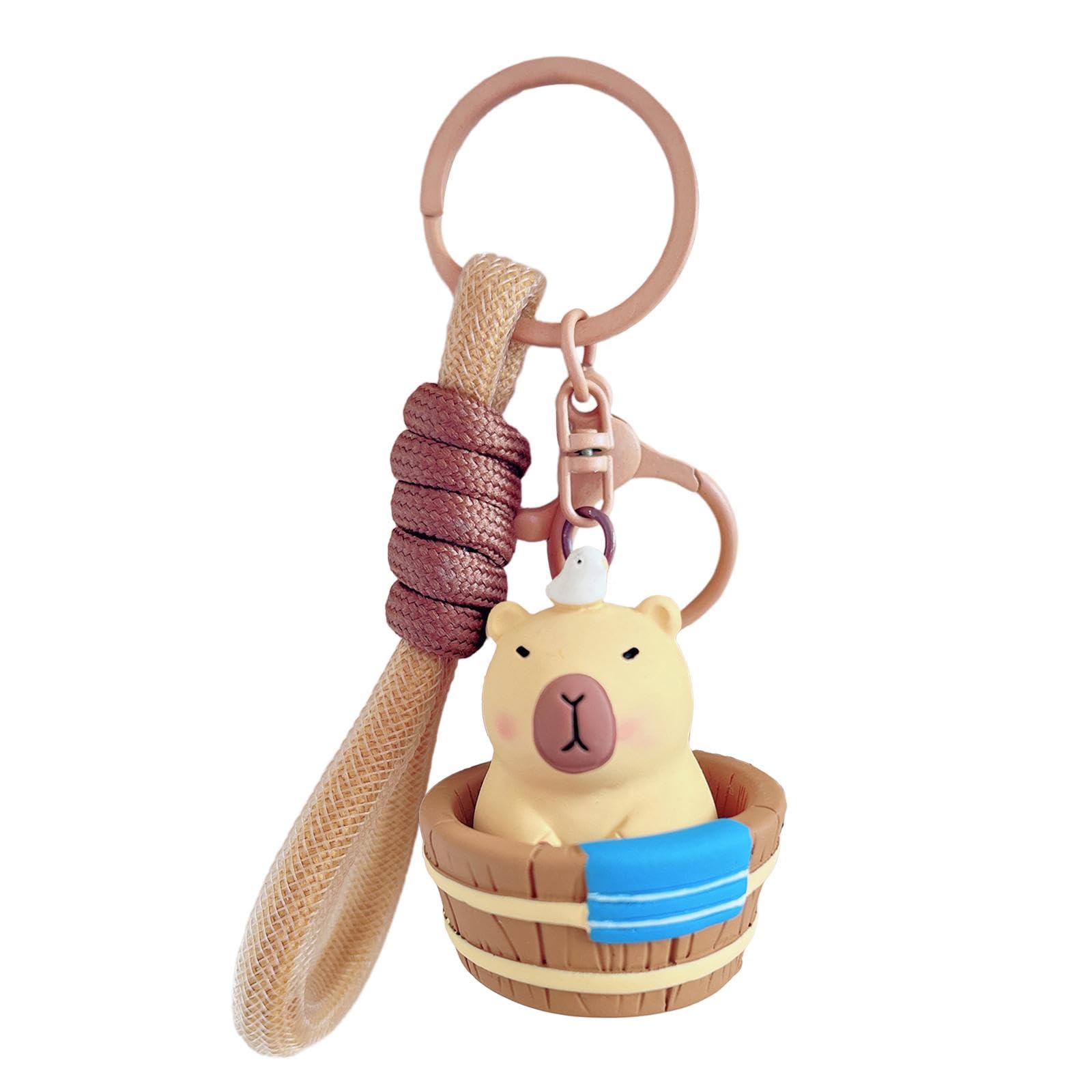 THE STYLE SUTRATHE STYLE SUTRA® Cute Capybara Keychain Gift Charms Accessory Lovely Cartoon Keychain Pendant Bathtub | Modern (1970-Now)