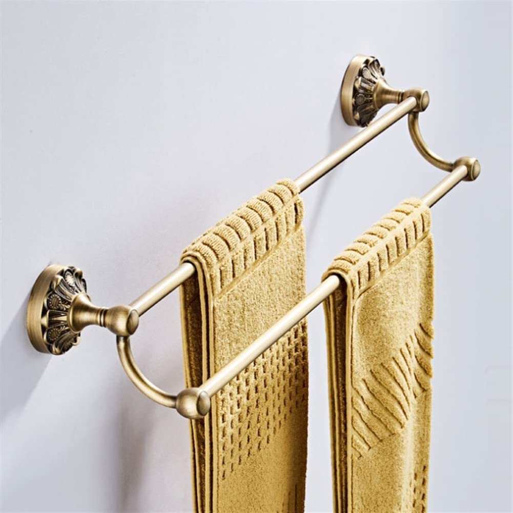 Porte-serviettes en laiton antique pour stopper l'humidité et les serviettes au sol