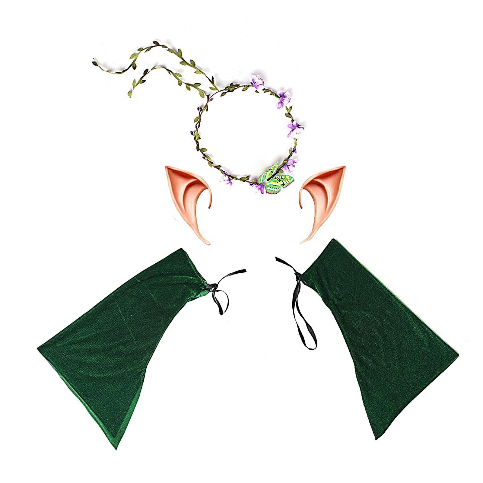 Costume Halloween per Bambine Abito Verde Con Gonna A Tutù In Tulle Da Fata | Costume Fata Bambina Per Feste A Tema Halloween, Spettacoli, Carnevale, Compleanni, Eventi Scolastici