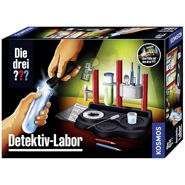 Die drei ??? 632311 Detective Lab DREI Kit, Plata