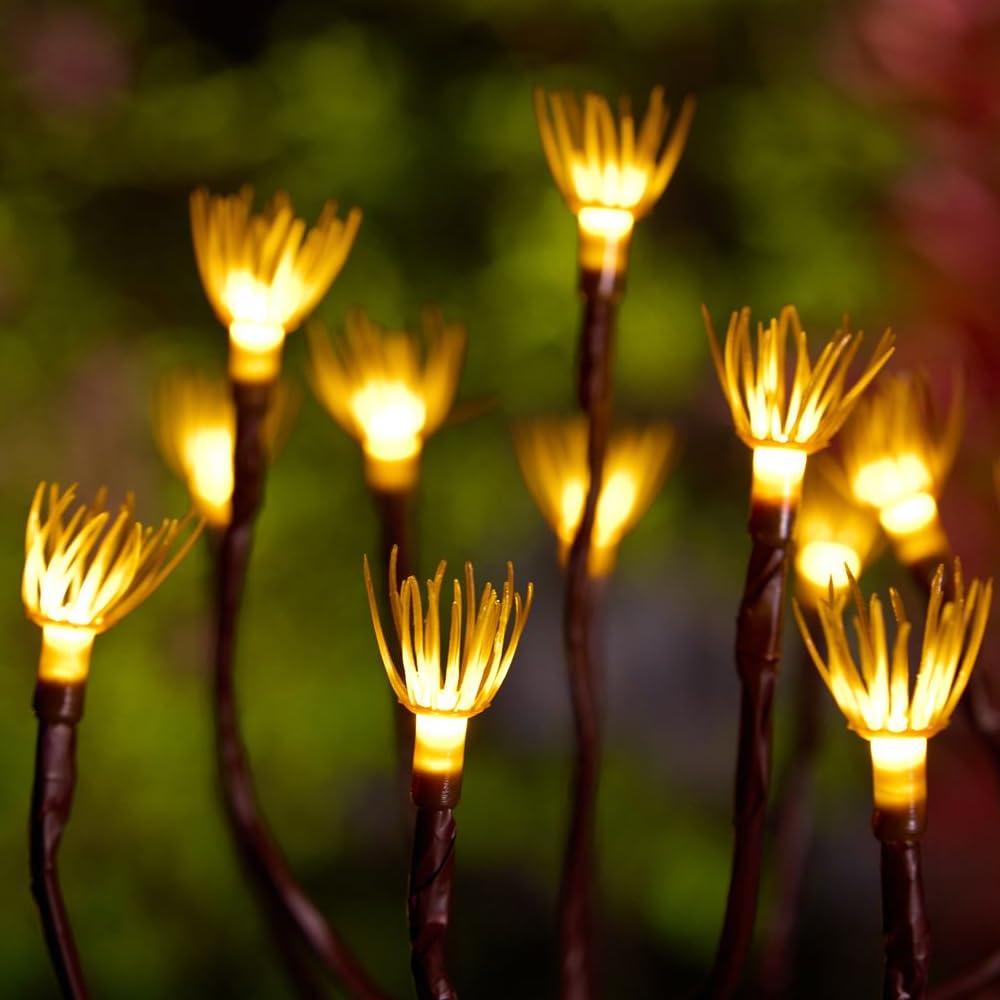 SolarCentre® Wild Fennel Outdoor Solar Stake Light, Warm White, 130 cm - Image 2