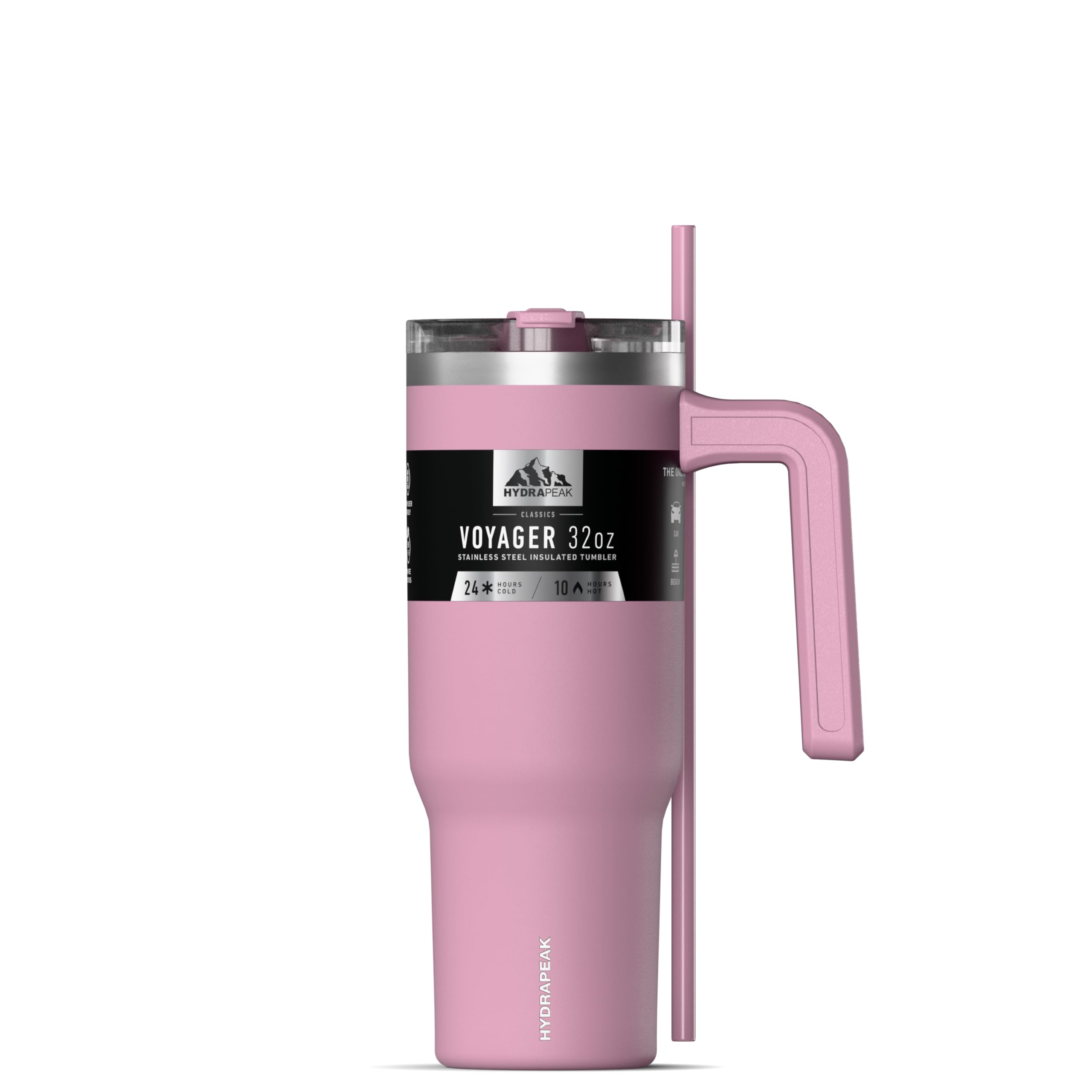 Amazon.com: Hydrapeak Voyager 32oz Insulated Tumbler w/Handle & 2