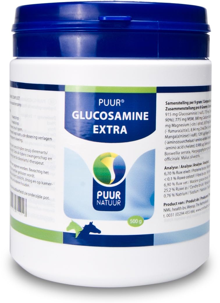 Puur Glucosamine Extra Pferd (ehemals Glucosamine Compleet) - 500 g