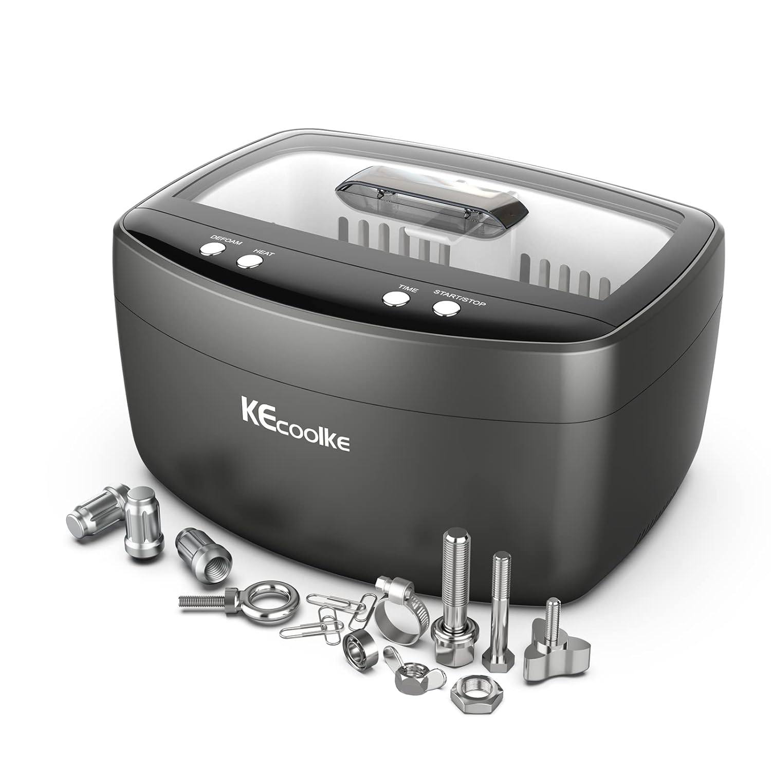 KECOOLKE 2.5L Large Capacity Ultrasonic Cleaner with Degas