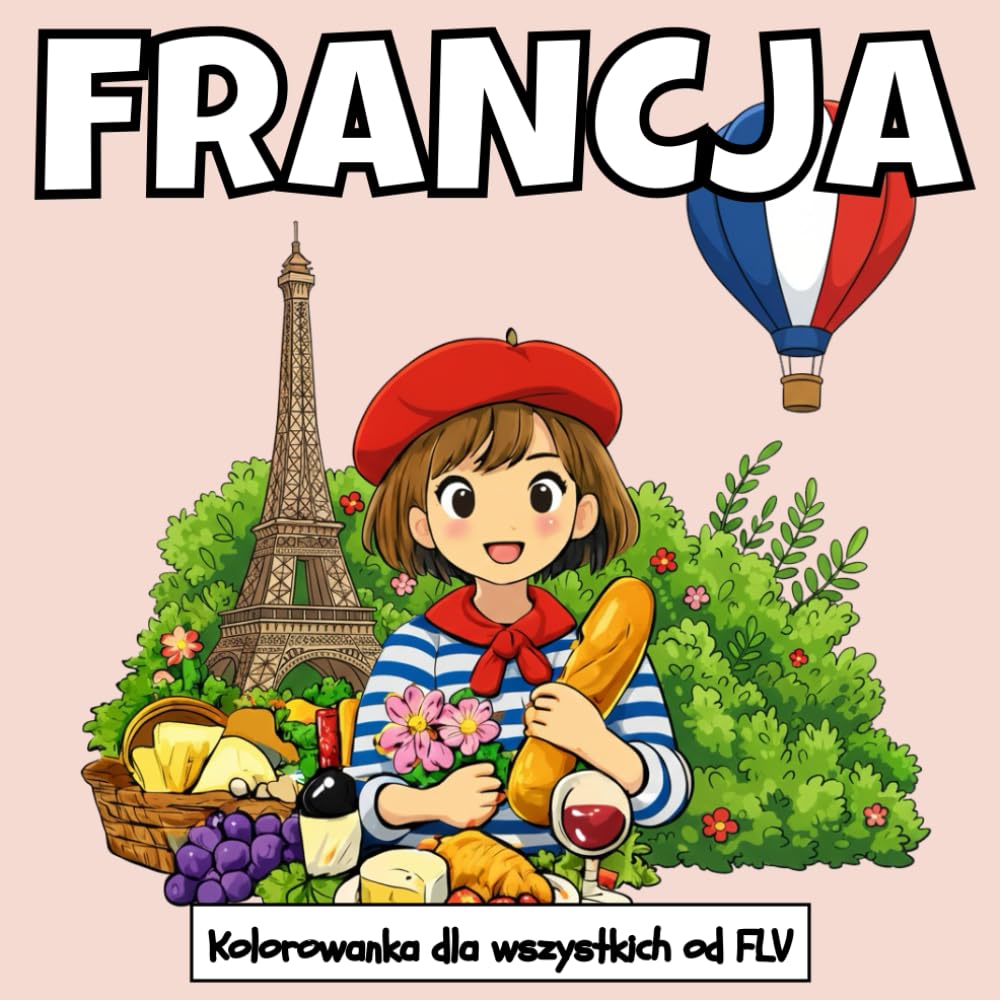 FRANCJA: KOLOROWANKA dla wszystkie grupy wiekowe. terapeutyczna, relaksująca, redukująca stres i lęk — idealna do uważności, kreatywności i ... strony i wysokiej jakości ilustracje od FLV