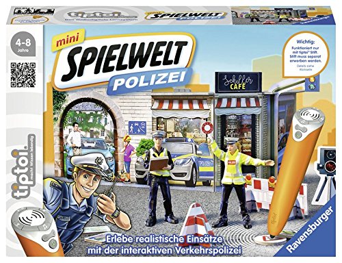 tiptoi® mini Spielwelt Verkehrspolizei: Erlebe realistische Einsätze mit der interaktiven Verkehrspolizei tiptoi® mini Spielwelt Verkehrspolizei: Erlebe realistische Einsätze mit der interaktiven Verkehrspolizei