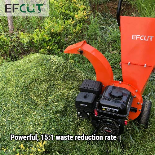 EFCUT C30 Mini Wood Chipper Shredder Mulcher 7 HP 212cc Heavy Duty Engine Gas Powered 3