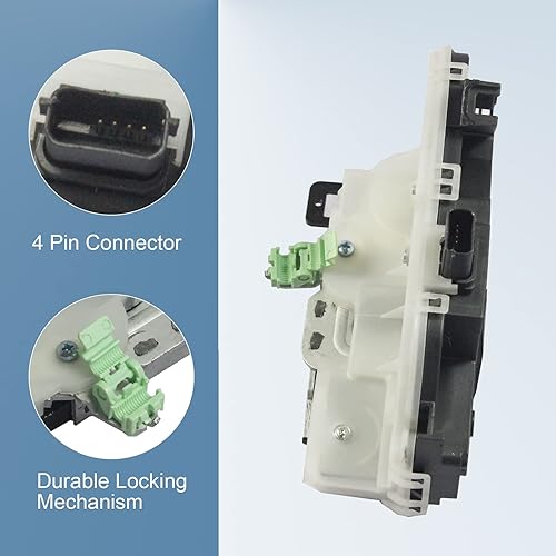 Miniatura 4 de Actuador de pestillo de bloqueo de la puerta del lado del conductor trasero izquierdo compatible con Ford Explorer 2011-2019 Ford F-150 2010-2014