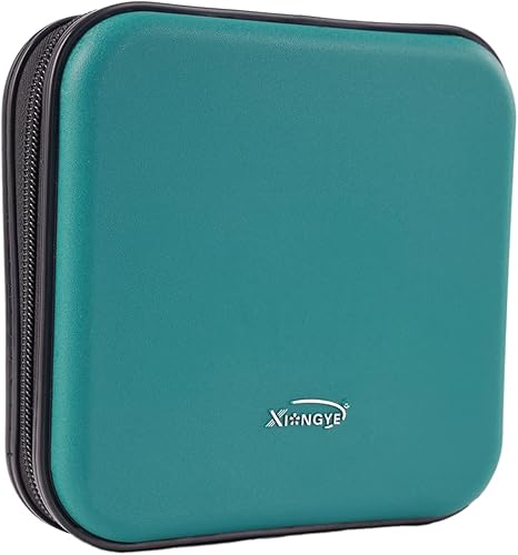 Miniatura 45 de Billetera para CD y DVD, capacidad de 32 unidades, soporte para funda de DVD y CD para automóvil, disco de almacenamiento portátil de DVD/VCD, funda