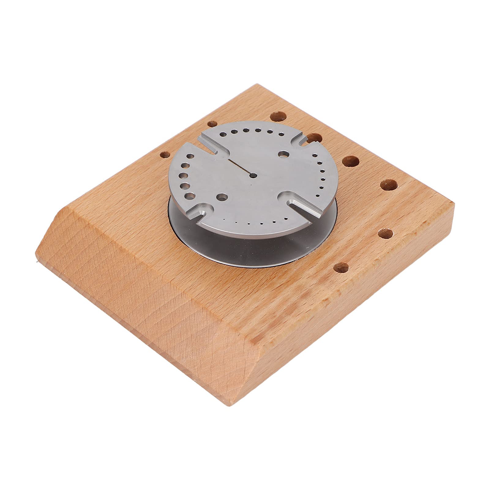 Supporto per orologio da polso, in acciaio, per riparatori di orologi