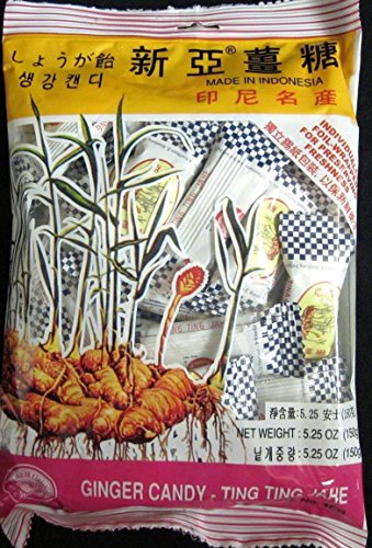 2 Bags Ting Ting Jahe Ginger Candy Herbal Health Snack 4.40 Ounce #TOP4