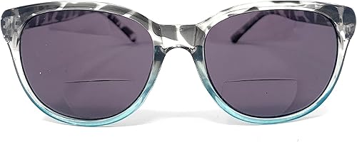 Miniatura 10 de The Paris - Gafas de sol de lectura bifocal, redondas, diseño de mariposas, para mujer