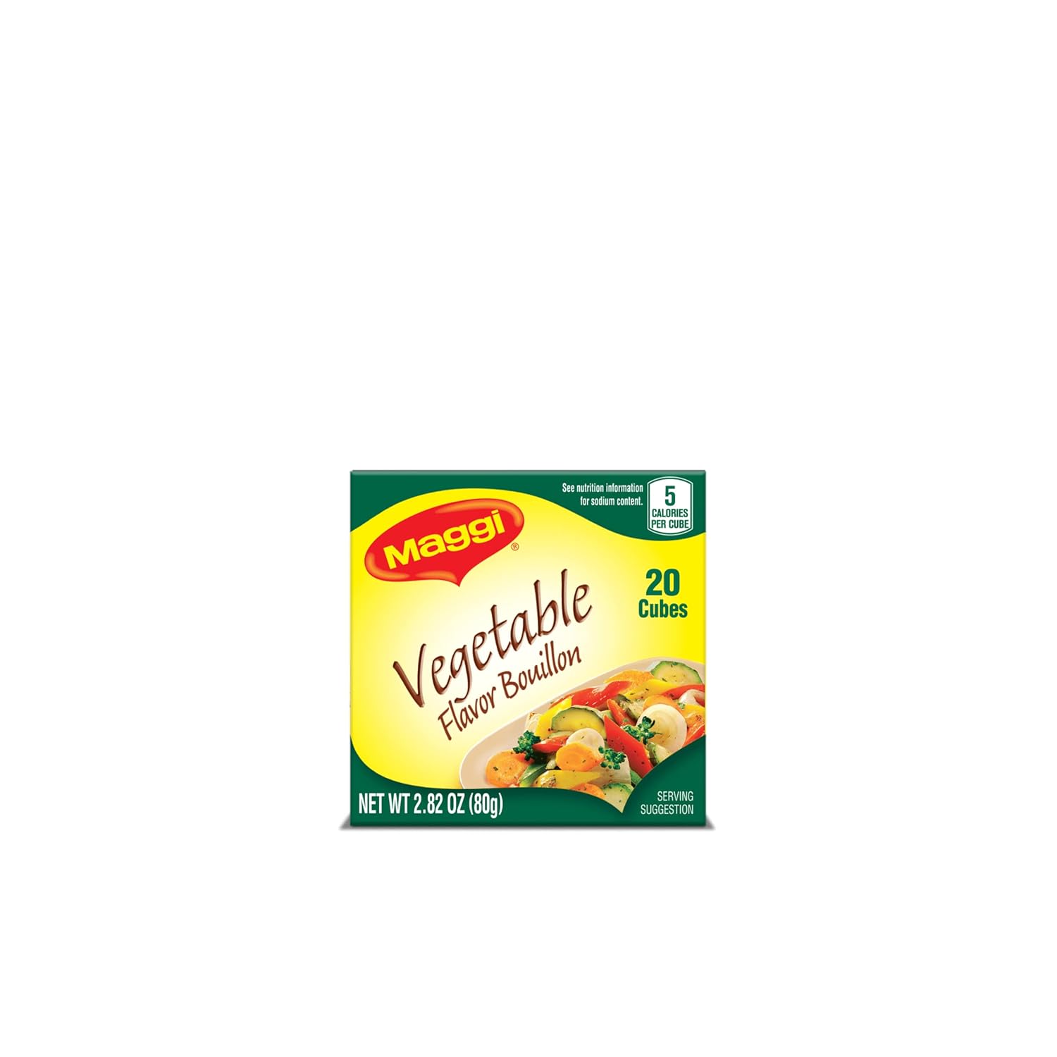 Maggi Vegetable Flavor Bouillon Cubes Packaged Bouillons