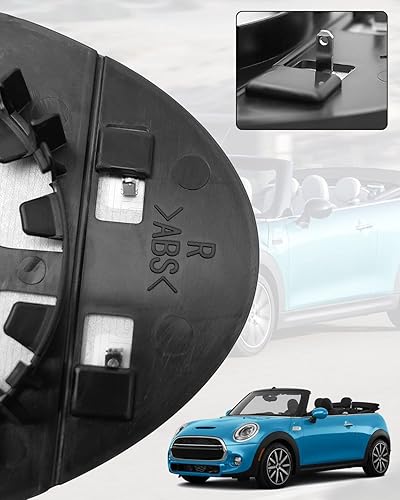 Miniatura 10 de Espejo lateral izquierdo del conductor de vidrio calentado para Mini Cooper 2007-2015 Reemplazar 51169803193 51162755625, cristal del espejo