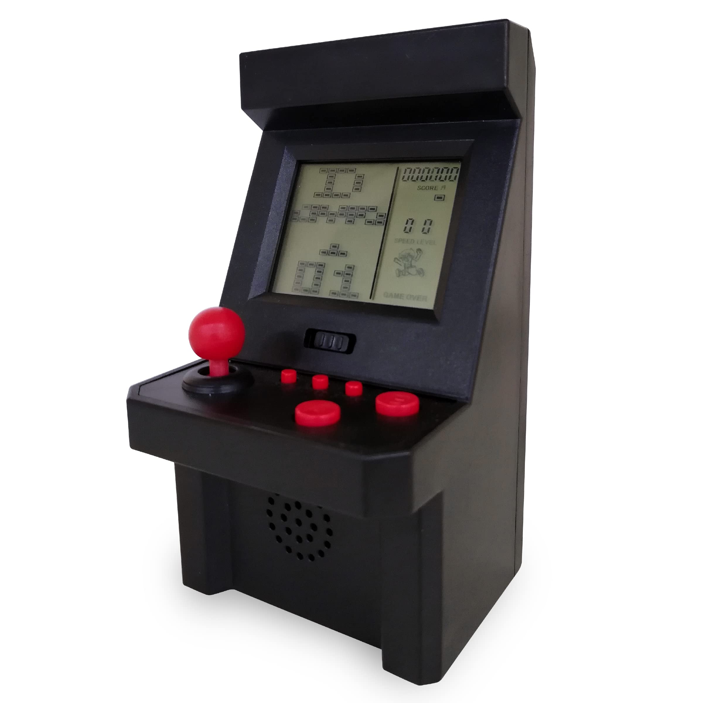 Przenośna konsola do gier w stylu retro, mini konsola do gier, mini gra wideo, klasyczne gry, breloczek do kluczy, ręczna konsola do gier Tetris, Brick Game
