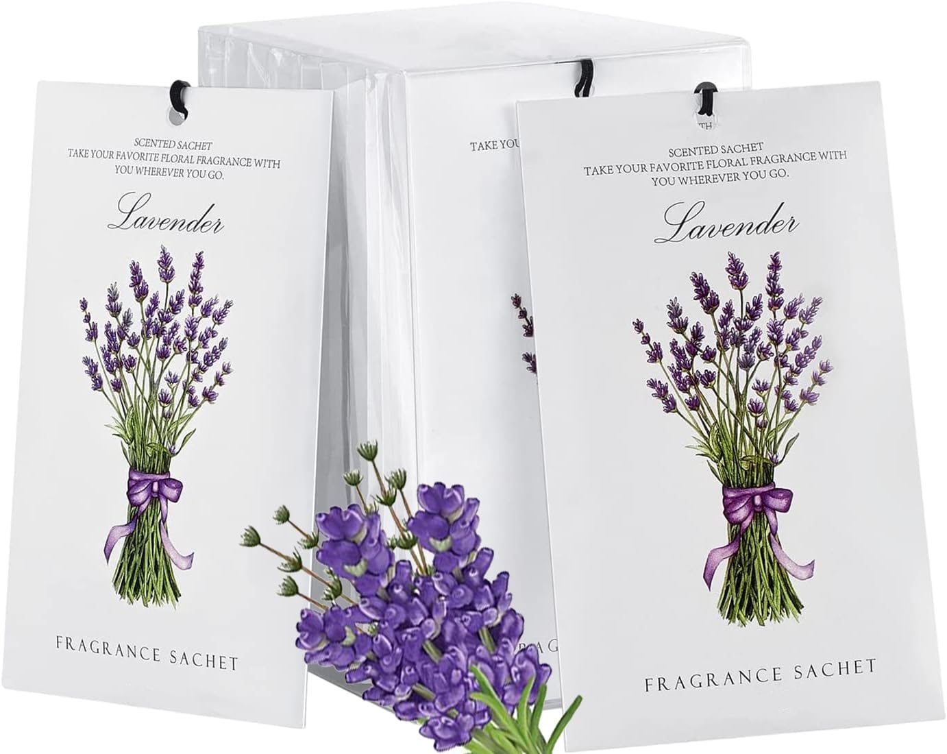 12 Packs Fresh Scented Sachets Air Freshener for Drawer,Cars and Closet, Long-Lasting Sachets Bags Drawer deodorizers Fresh Scents, Home Fragrance Sachet (Lavender)