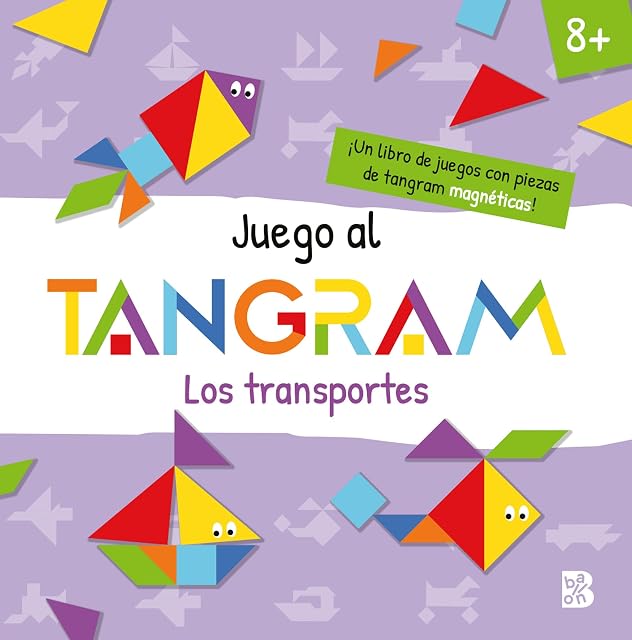 Portada de Juego al tangram - Los transportes