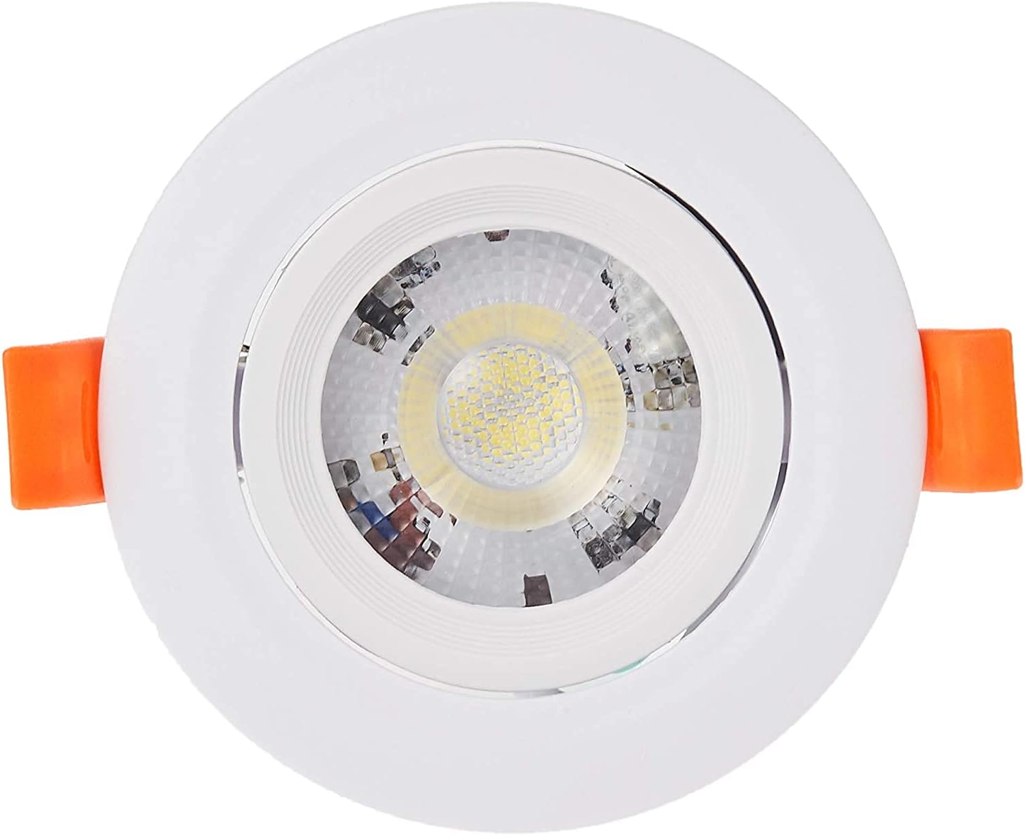 Narken TC COB 7W Daylight(Cool white) 6500K Spot LED Power Saving PC(Polycarbonate) Plastic Angled Recessed Ceiling Downlight 630LM AC85-265V 50-60HZ IP40