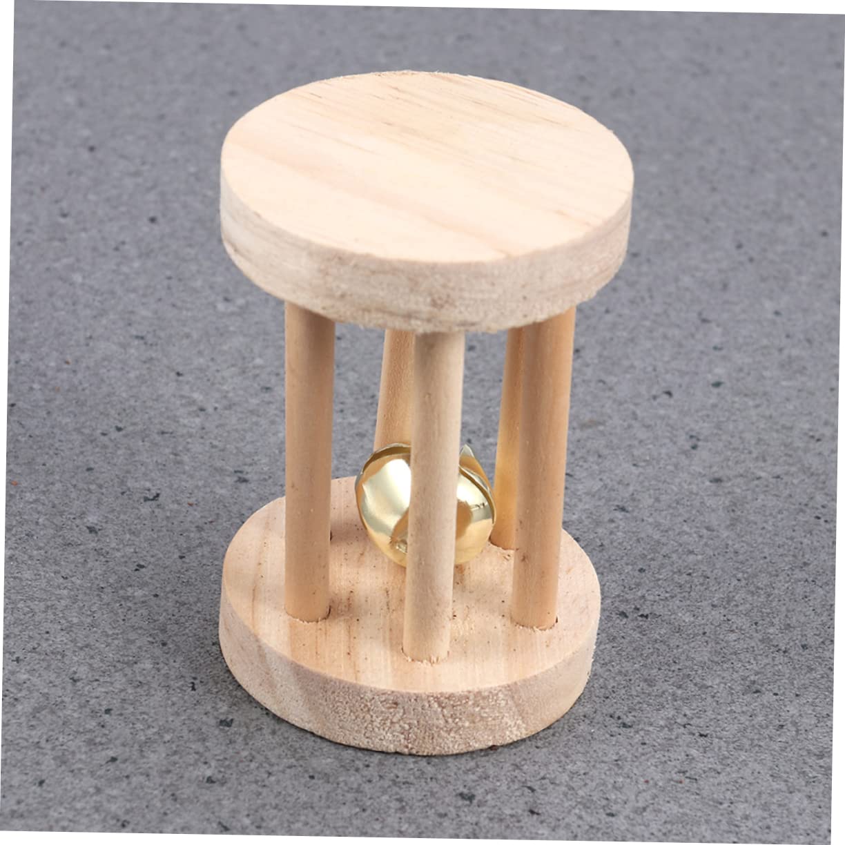 6piezas Juguetes De Madera para Masticar De Hámster Dispositivos De Ejercicio para Cuidados De Conejos Chinchillas y Otros Pequeños Animales Varios Estilos