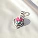 Natural Cotton Candy Turquoise 925 Sterling Silver Handmade Pendant Pink And Blue Stone Pendant For Women Gift Jewelry
