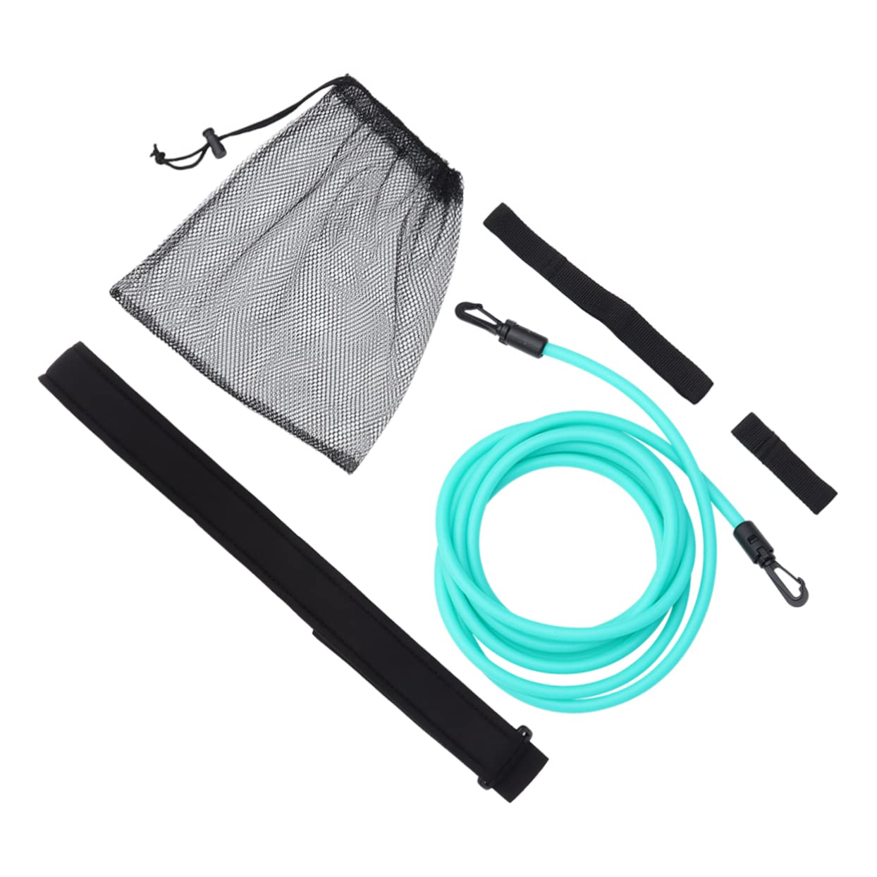 HANABASS 1Set Adjustable Swim Resistance Belt for Training Elastic Exerciser with Safety Rope for Place Strength Workouts Durable Equipment for Enhanced Endurance